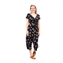 Product image of V-neck nursing jumpsuit