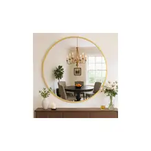 Product image of 24-Inch Round Gold Vanity Mirror