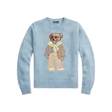 Product image of Ralph Lauren Polo Bear Cotton Crewneck Sweater