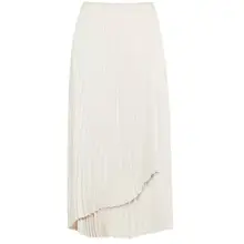 Product image of Babaton Ladder Skirt Matte Satin Pleated Maxi