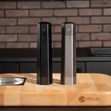 Product image of HexClad HexMill Salt and Pepper Grinder Set