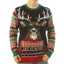 Product image of The Ugly Sweater Co. Light Up Ugly Christmas Sweater with LEDs