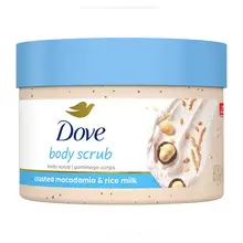 Product image of Dove Crushed Macadamia & Rice Milk Exfoliating Body Scrub 
