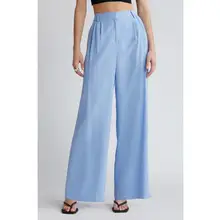 Product image of Open Edit High Waist Wide Leg Trousers
