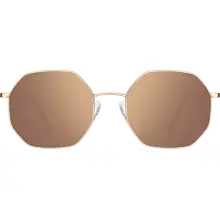 Product image of Zenni Rose Gold Geometric Glasses 3229514