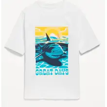 Product image of Boys’ short-sleeve graphic swim top