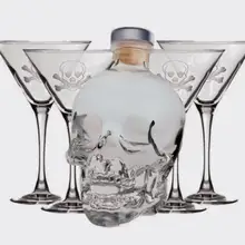 Product image of Crystal Head Vodka with Rolf Skull and Cross Bones Martini Set