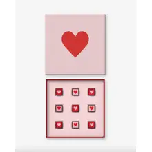 Product image of Compartés Valentine's Chocolate Heart Gift Box