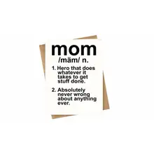 Product image of Mom Definition Greeting Card