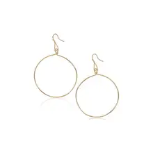Product image of Humble Chic Drop Hoop Earrings