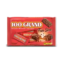 Product image of 100 Grand Fun Size Wrapped Candy Bars