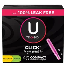 Product image of U by Kotex Click Tampons 45-Pack