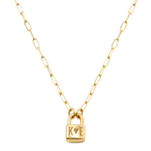 Product image of Initial Lock Necklace