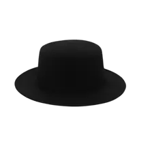 Product image of Astrqle Classic Black Wool Blend Fedora Hat
