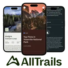 Product image of AllTrails app
