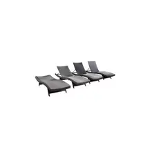 Product image of Billur Outdoor Resin Chaise Lounge Set of Four