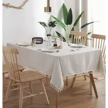 Product image of Washable Cotton Linen Tablecloth