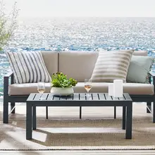 Product image of Pottery Barn Indio Metal Outdoor Sofa