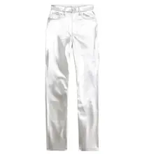 Product image of Abercrombie & Fitch Vegan Leather 90s Straight Pant
