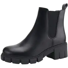 Product image of Starmerx Platform Ankle Boots Elastic Chelsea Boots
