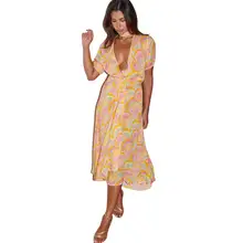 Product image of Never Fully Dressed Havana Wrap Dress