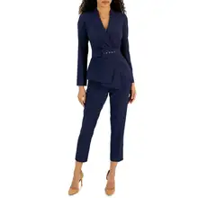 Product image of Tahari ASL Belted Pantsuit  