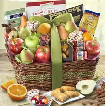 Product image of Kosher Fruit & Sweets Gift Basket