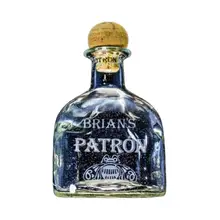 Product image of Patron Tequila Personalized Engraved Empty Bottle/Decanter