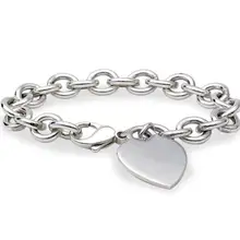 Product image of Heart-Tag Bracelet In Sterling Silver