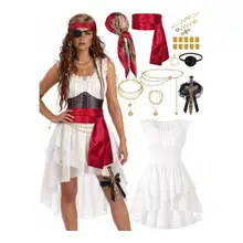 Product image of RetroRevel Women's Pirate Costume 10-Piece Set