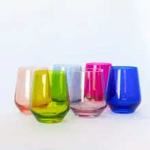 Product image of Estelle Colored Glass Mixed Stemless Set