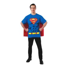 Product image of DC Comics Superman Costume T-Shirt With Cape
