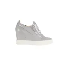 Product image of Giuseppe Zanotti 75MM Glitter Patent Leather Wedge Sneakers