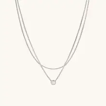 Product image of Mejuri Layered Opal Necklace