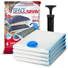 Product image of Spacesaver Vacuum Storage Bags, Jumbo 4-Pack