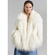 Product image of The Frankie Shop Liza Short Faux Fur Coat