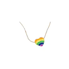 Product image of Joan Rivers Love Wins Pride Heart Pendant
