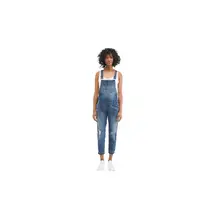 Product image of Side-panel Letdown Hem Maternity Overalls