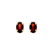 Product image of Oval Birthstone Earrings