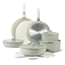 Product image of Carote 17-Piece Nonstick Cookware Set with Detachable Handle