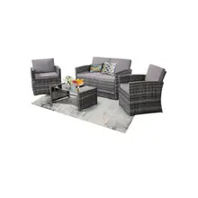 Product image of Krofem 4-Piece Wicker Conversation Set