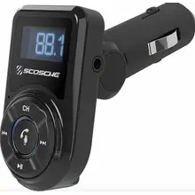 Product image of Scosche Bluetooth hands-free car kit with FM transmitter