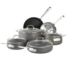 Product image of All-Clad HA1 Hard-Anodized Nonstick 10-Piece Set