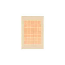 Product image of Pantone Peach Fuzz Neutral Grid Play Rug
