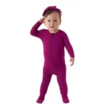 Product image of Gerber Unisex Baby Soft Footed 2-Way Zipper Pajamas