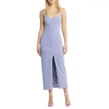 Product image of Wayf The Bravado Slit Front Maxi Dress