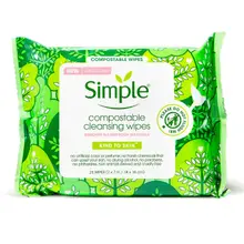 Product image of Simple Compostable Cleansing Facial Wipes