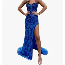 Product image of deamify Sequin Long Prom Dress