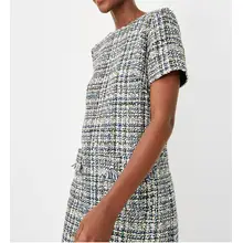 Product image of Ann Taylor Shimmer Tweed Pocket Shift Dress
