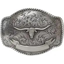 Product image of Western Bull Texas Longhorn Steer Head Belt Buckle